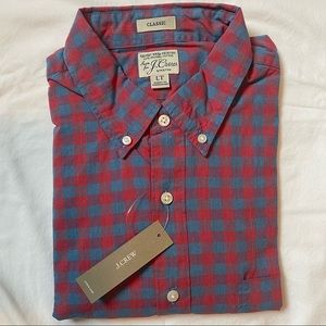 J. Crew Stretch Secret Wash Shirt, NWT, tall large